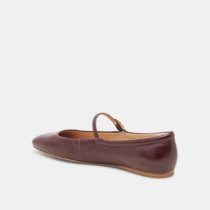 Dolce Vita REYES BALLET FLATS CRANBERRY CRINKLE PATENT