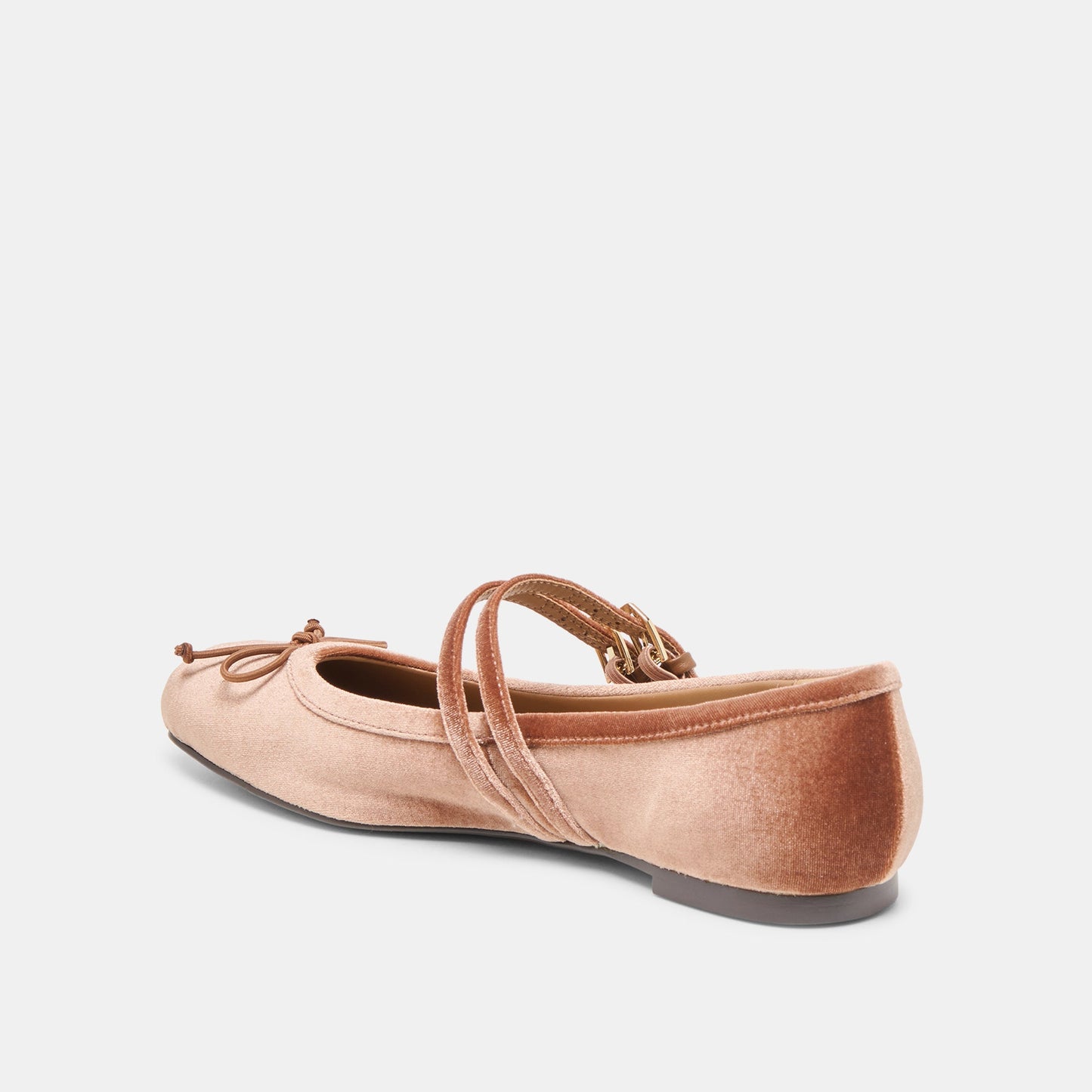 Dolce Vita Gibsen Dk Rose Velvet Ballet Flats