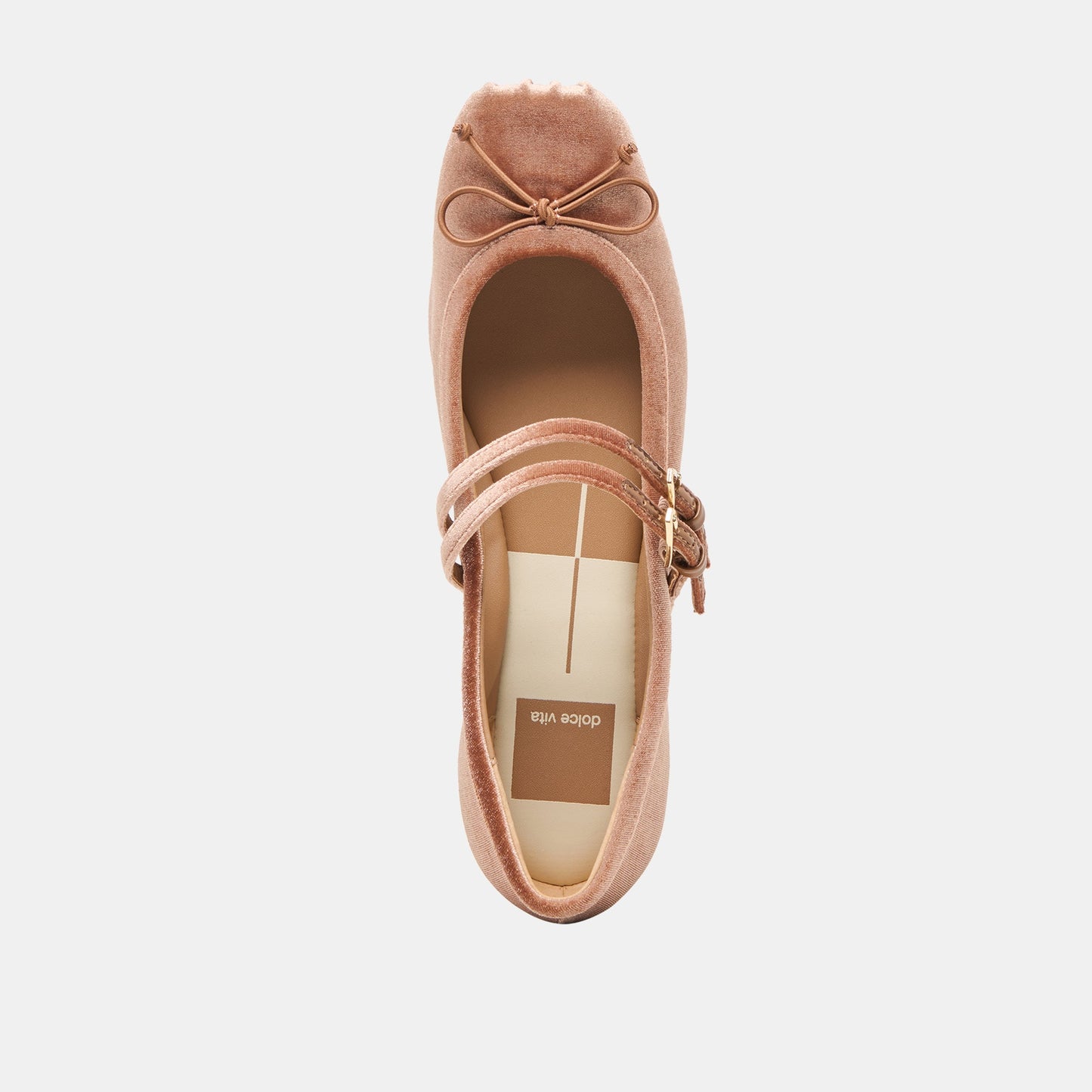 Dolce Vita Gibsen Dk Rose Velvet Ballet Flats