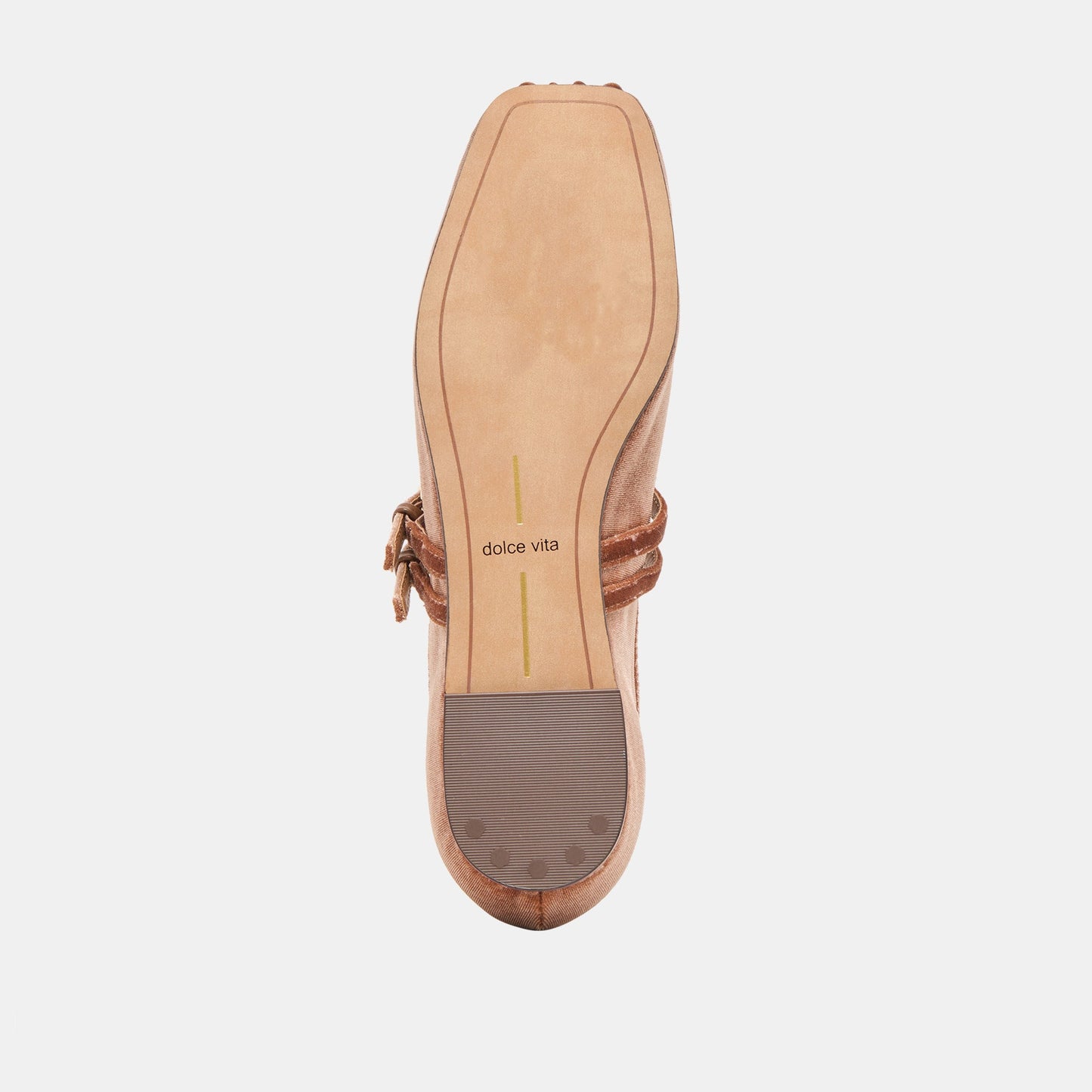 Dolce Vita Gibsen Dk Rose Velvet Ballet Flats