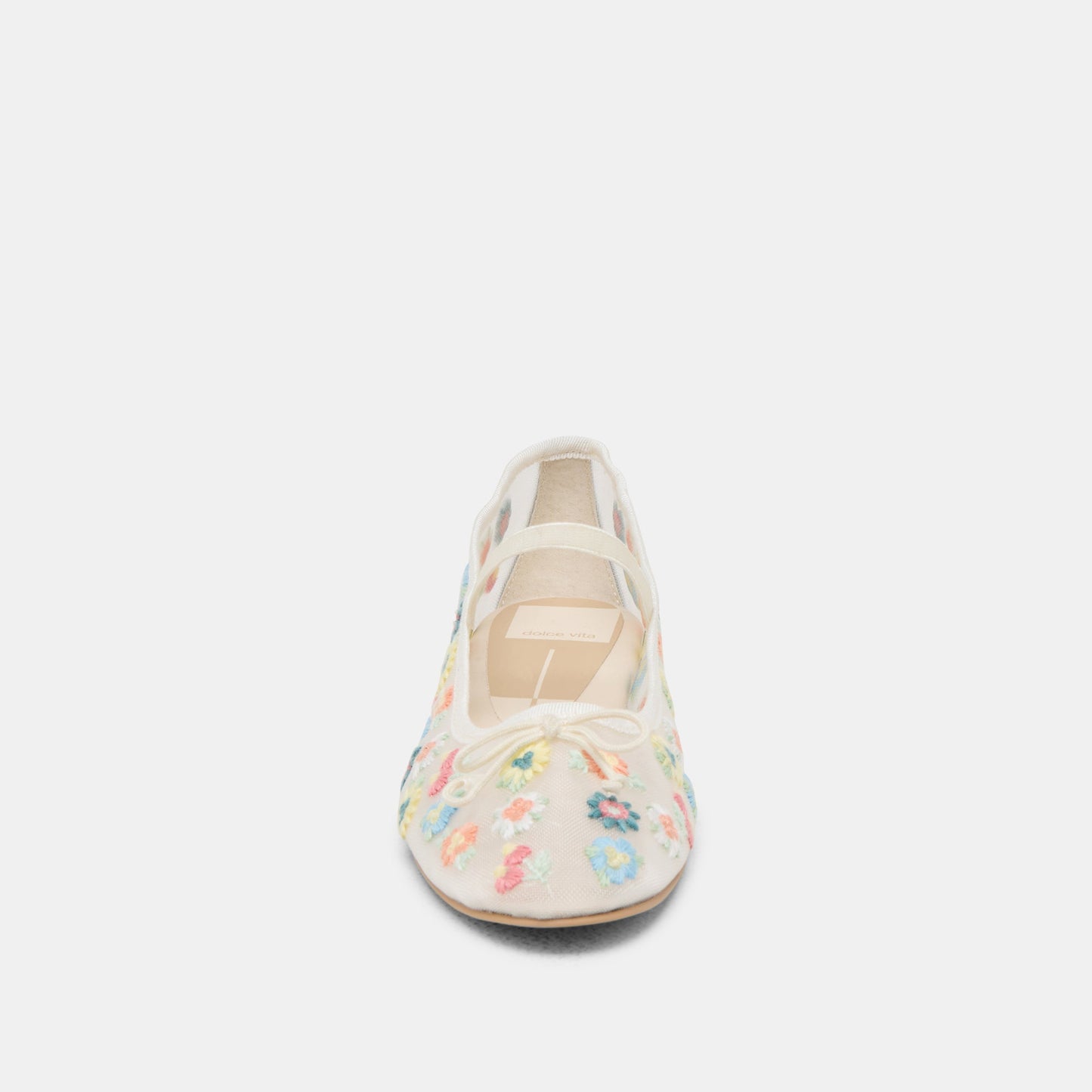 Dolce Vita CADEL FLORAL BALLET FLATS IVORY FLORAL MESH