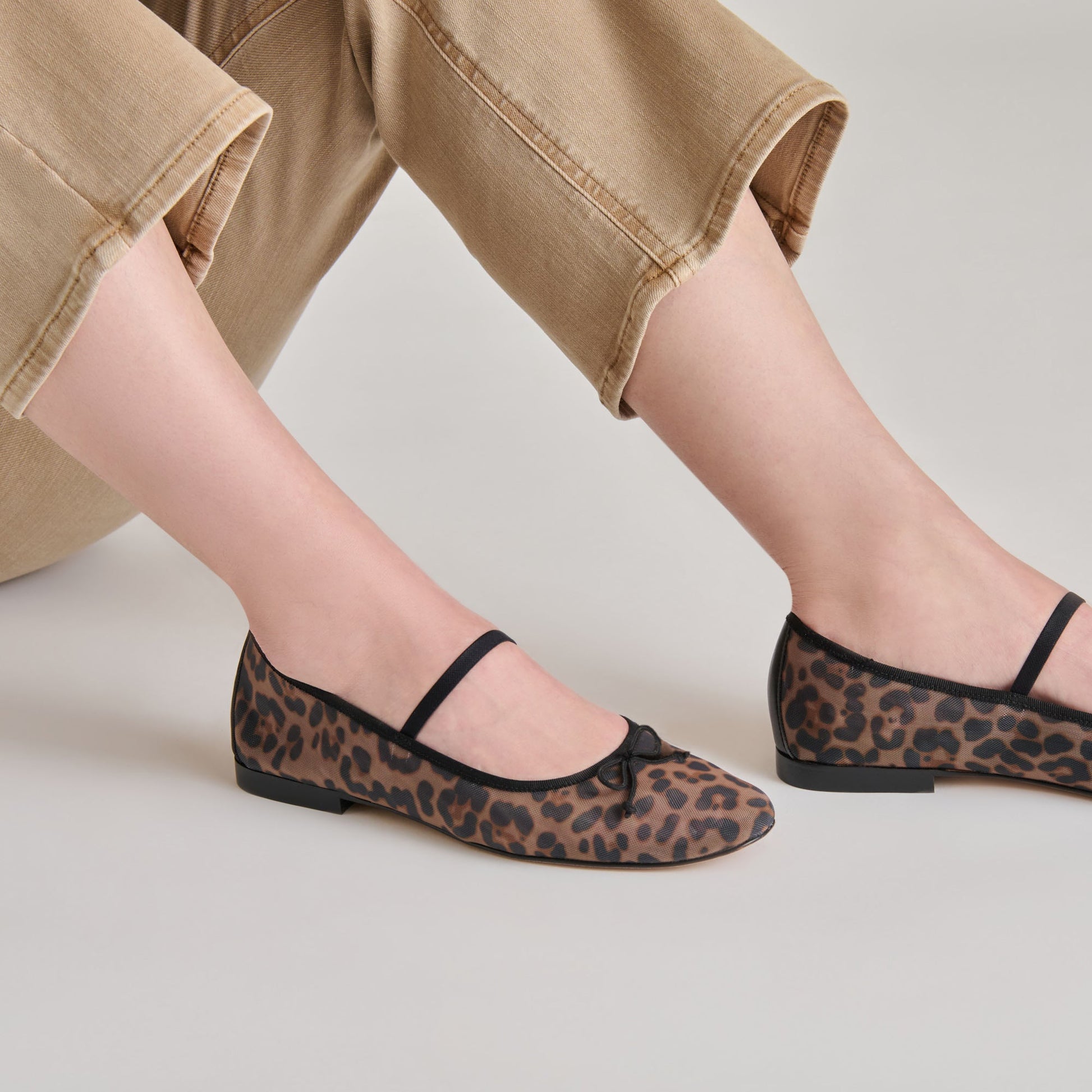 Dolce Vita CADEL BALLET FLATS DK LEOPARD MESH