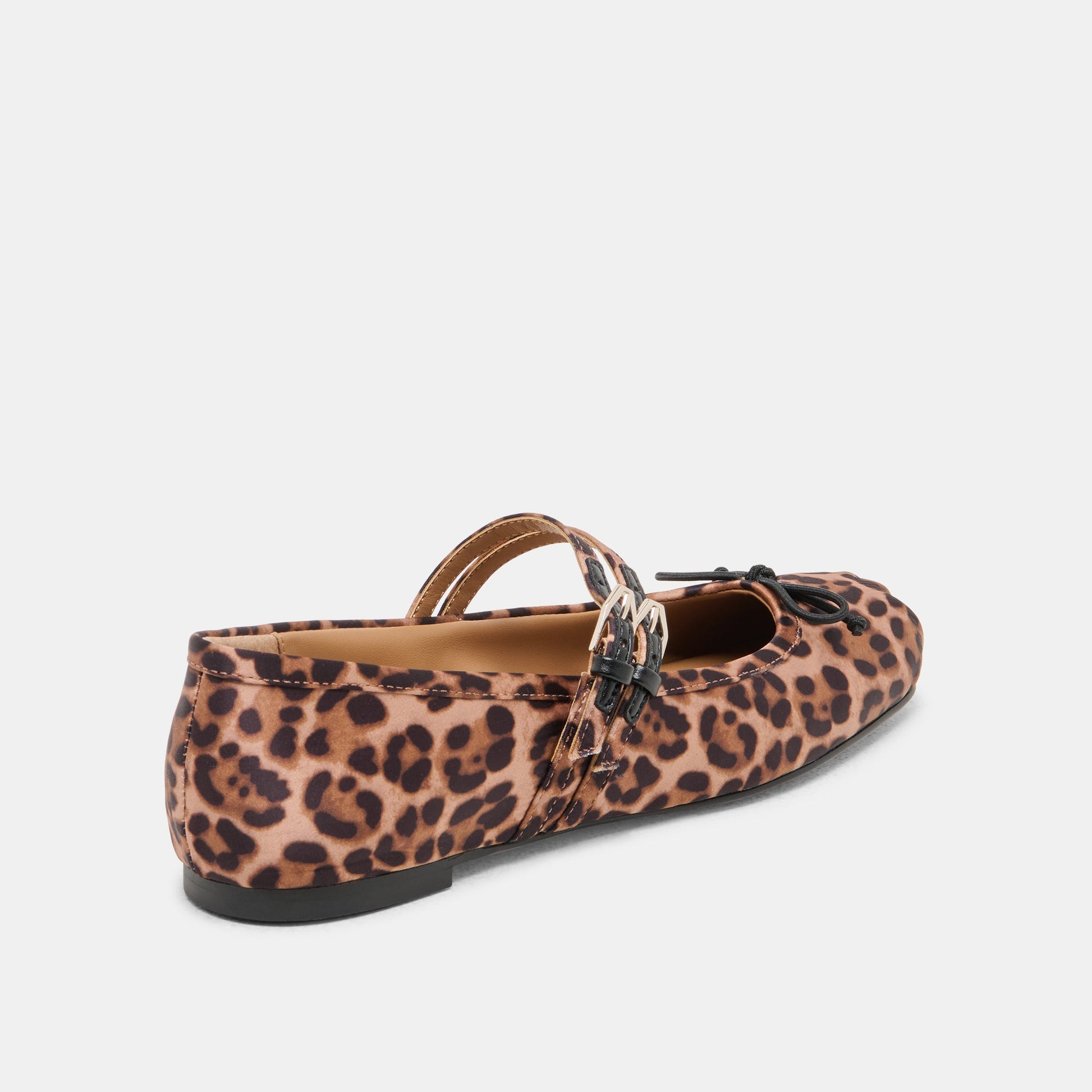 Dolce Vita Gibsen Dk Leopard Satin Ballet Flats