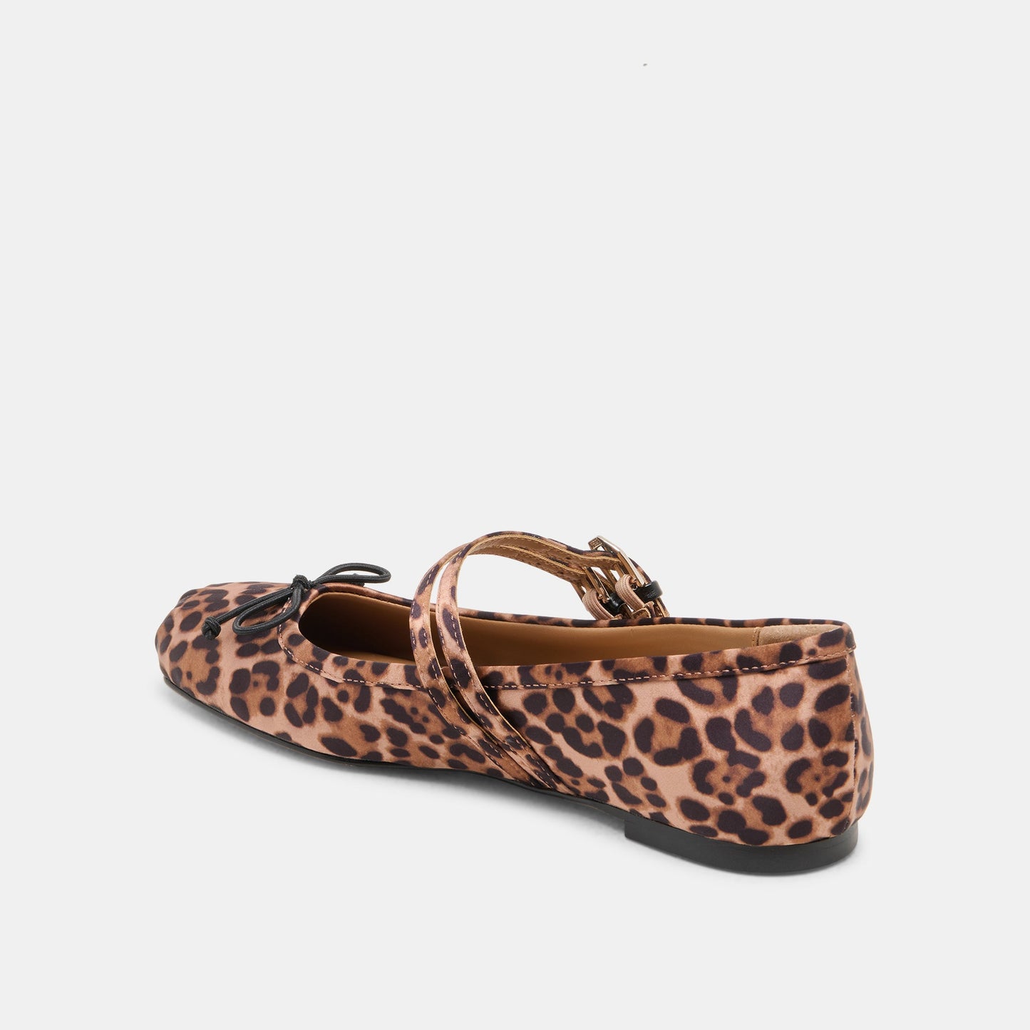 Dolce Vita Gibsen Dk Leopard Satin Ballet Flats