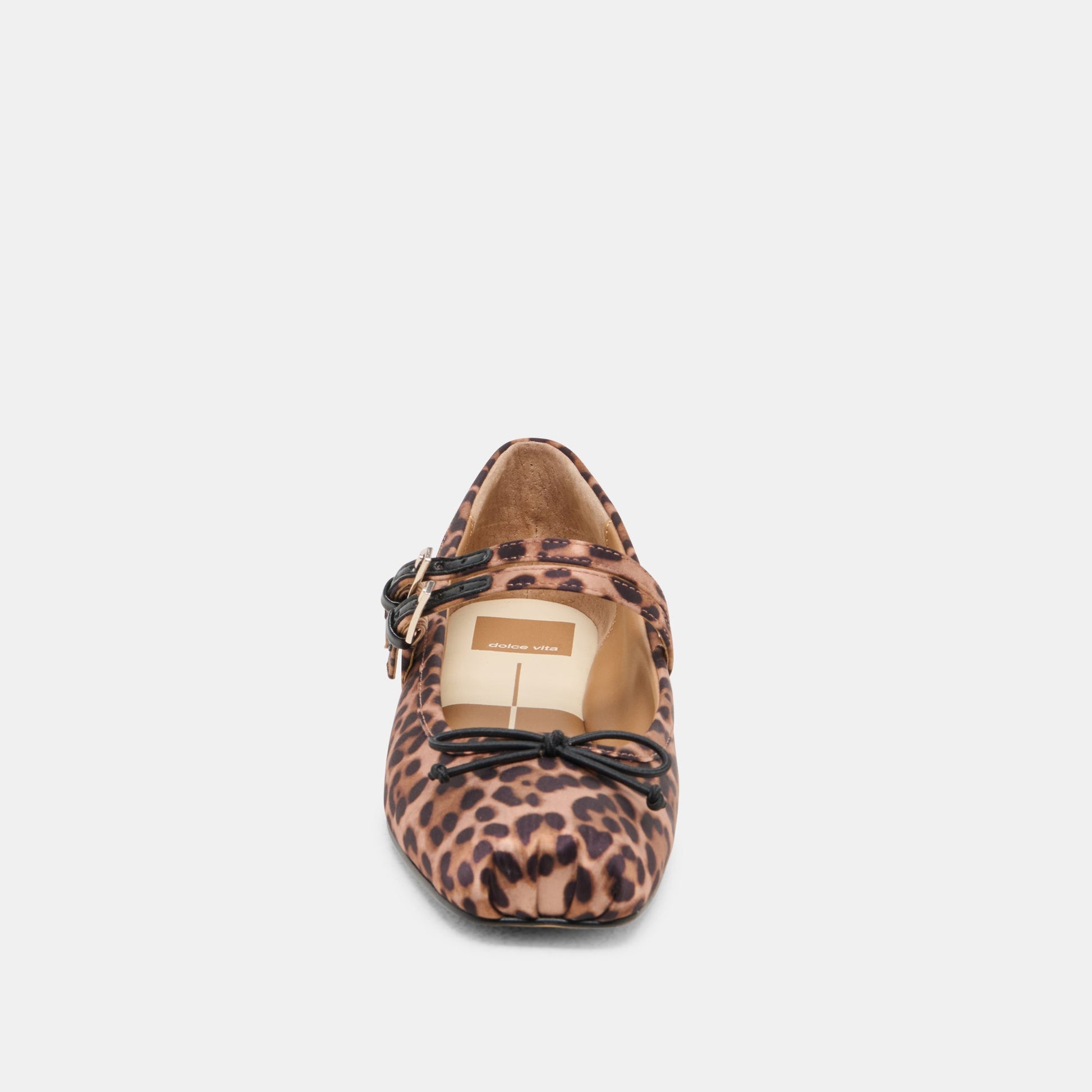 Dolce Vita Gibsen Dk Leopard Satin Ballet Flats