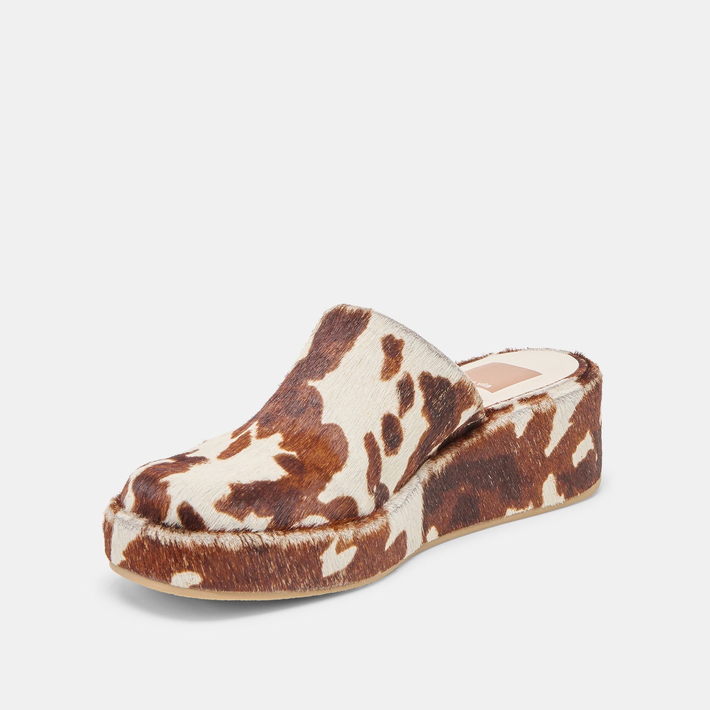 Dolce Vita Rosita Cocoa Taurus Calf Hair Flats