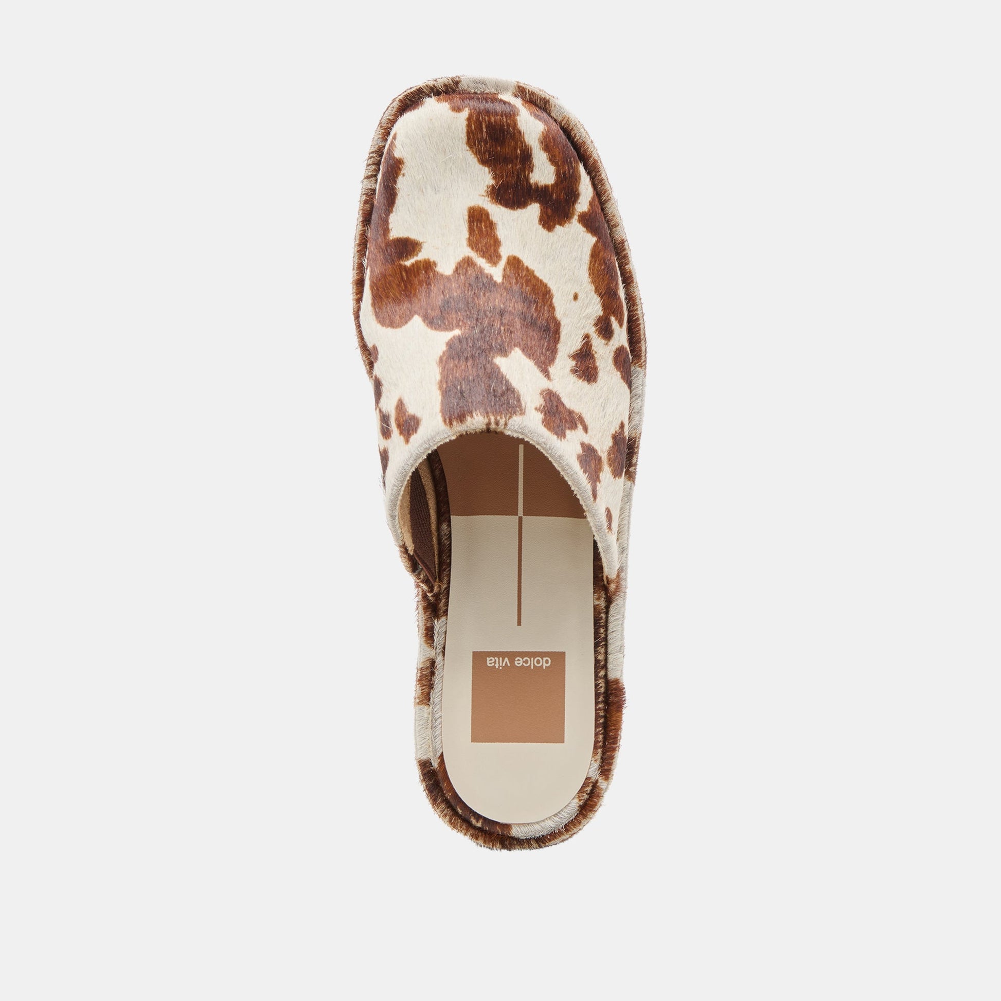 Dolce Vita Rosita Cocoa Taurus Calf Hair Flats