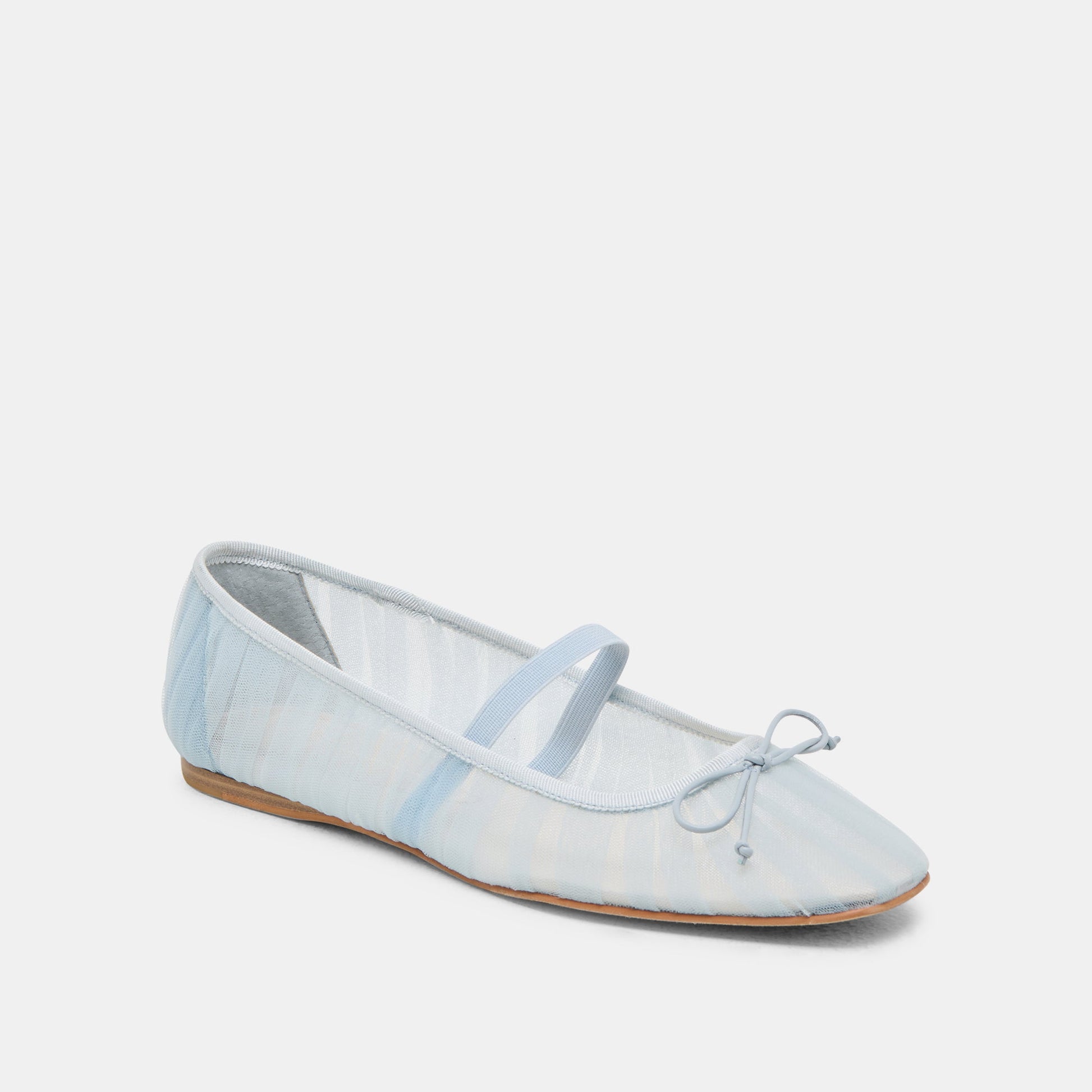 Dolce Vita Raeven Light Blue Tulle Ballet Flats