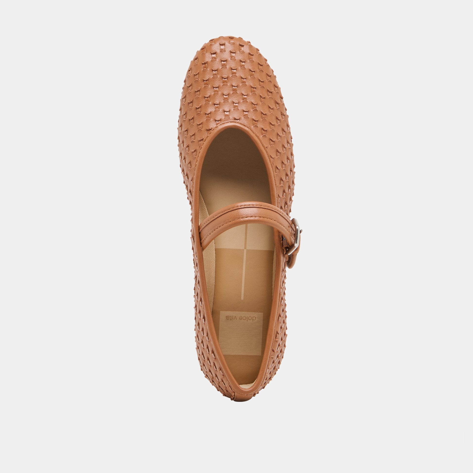 Dolce Vita Roslyn Saddle Woven Leather Ballet Flats