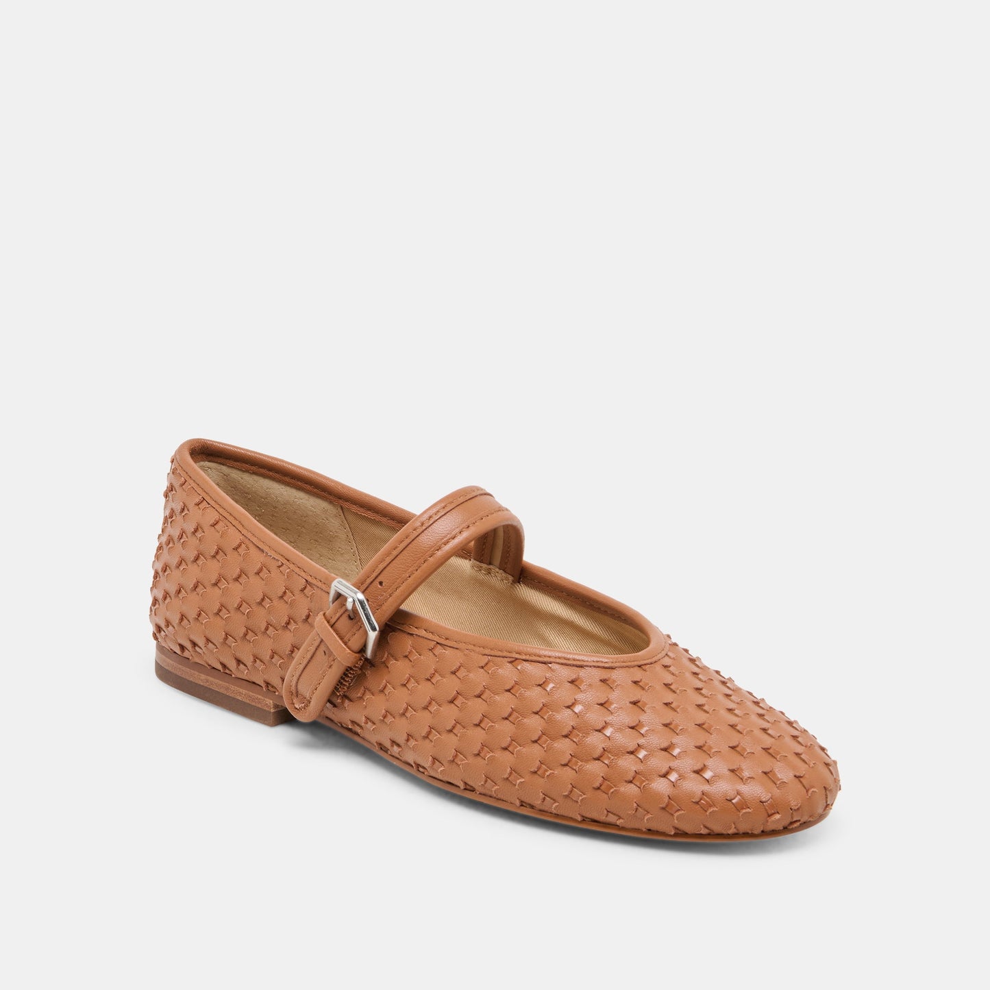 Dolce Vita Roslyn Saddle Woven Leather Ballet Flats