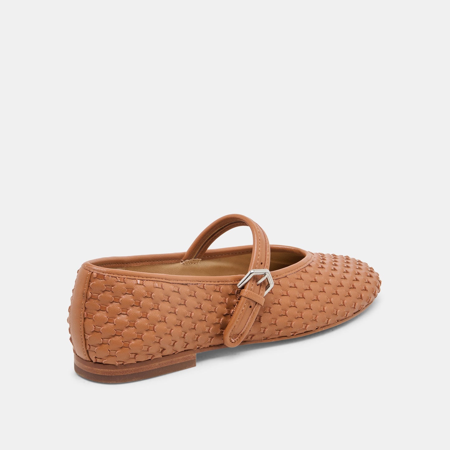 Dolce Vita Roslyn Saddle Woven Leather Ballet Flats