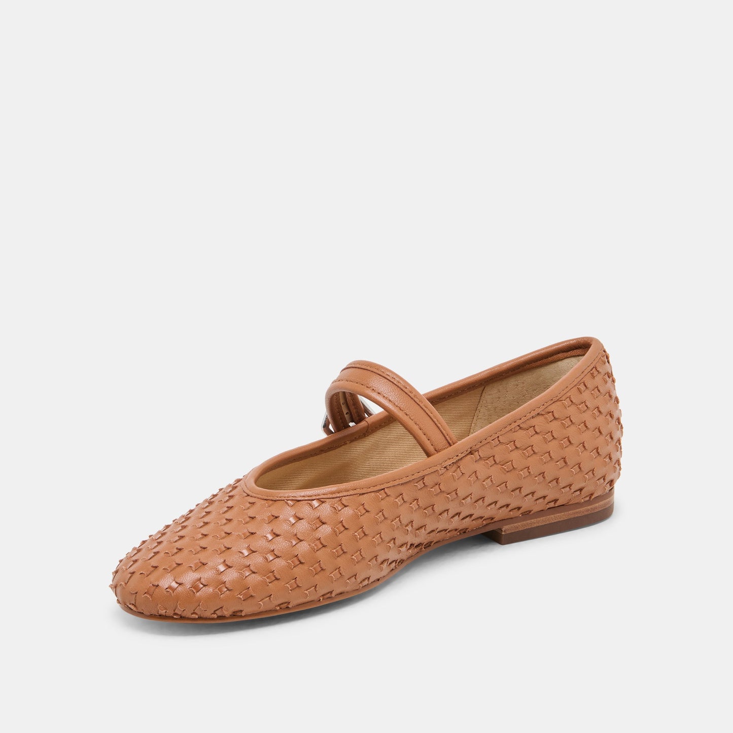 Dolce Vita Roslyn Saddle Woven Leather Ballet Flats