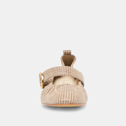 Dolce Vita Caely Herringbone Printed Suede Ballet Flats