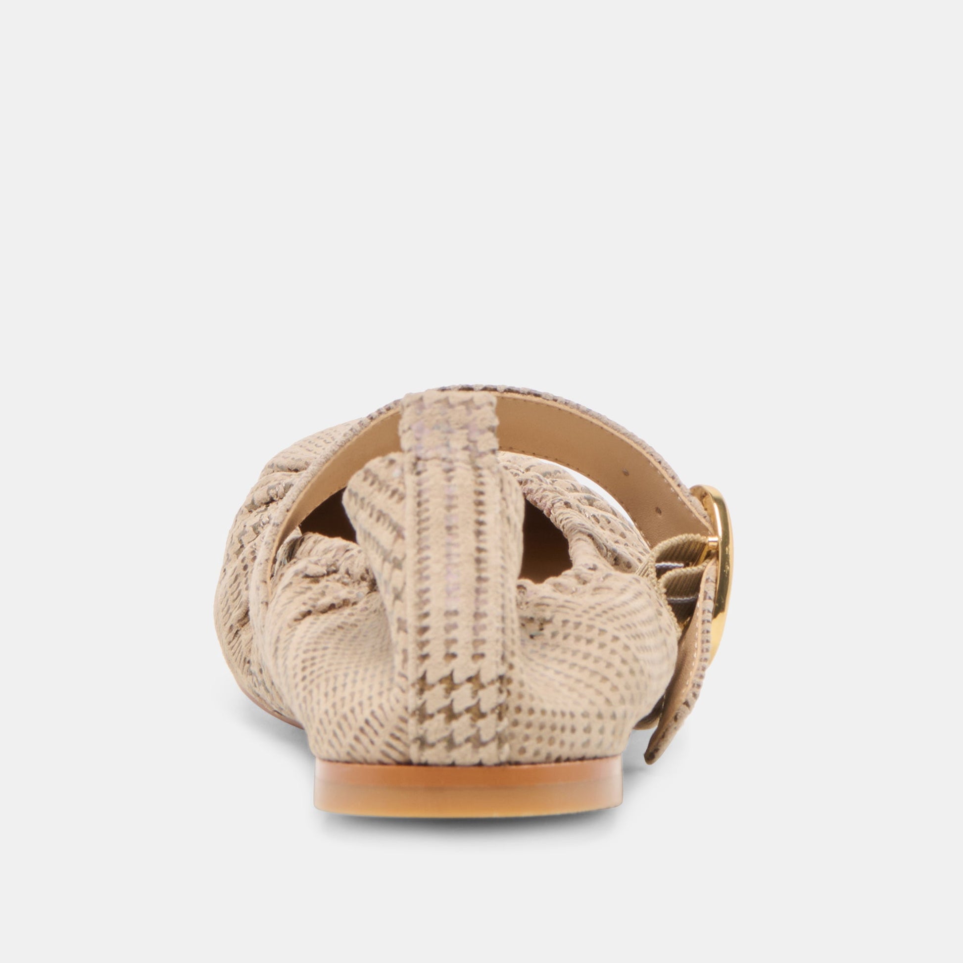 Dolce Vita Caely Herringbone Printed Suede Ballet Flats