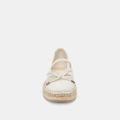 Dolce Vita CAMBRE BALLET FLATS WHITE MESH