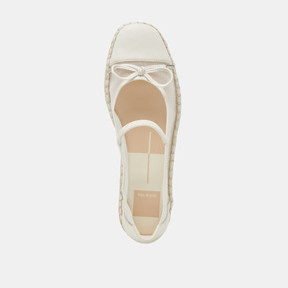 Dolce Vita CAMBRE BALLET FLATS WHITE MESH