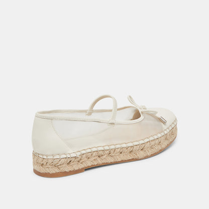 Dolce Vita CAMBRE BALLET FLATS WHITE MESH