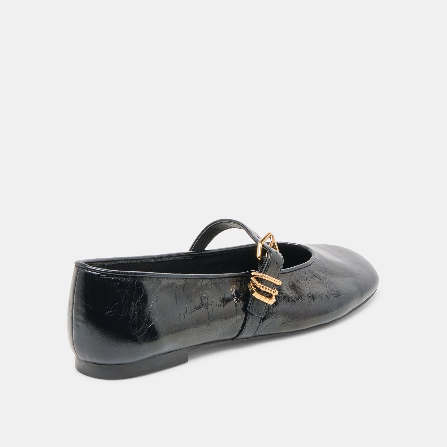 Dolce Vita Alizza Midnight Crinkle Patent Ballet Flats