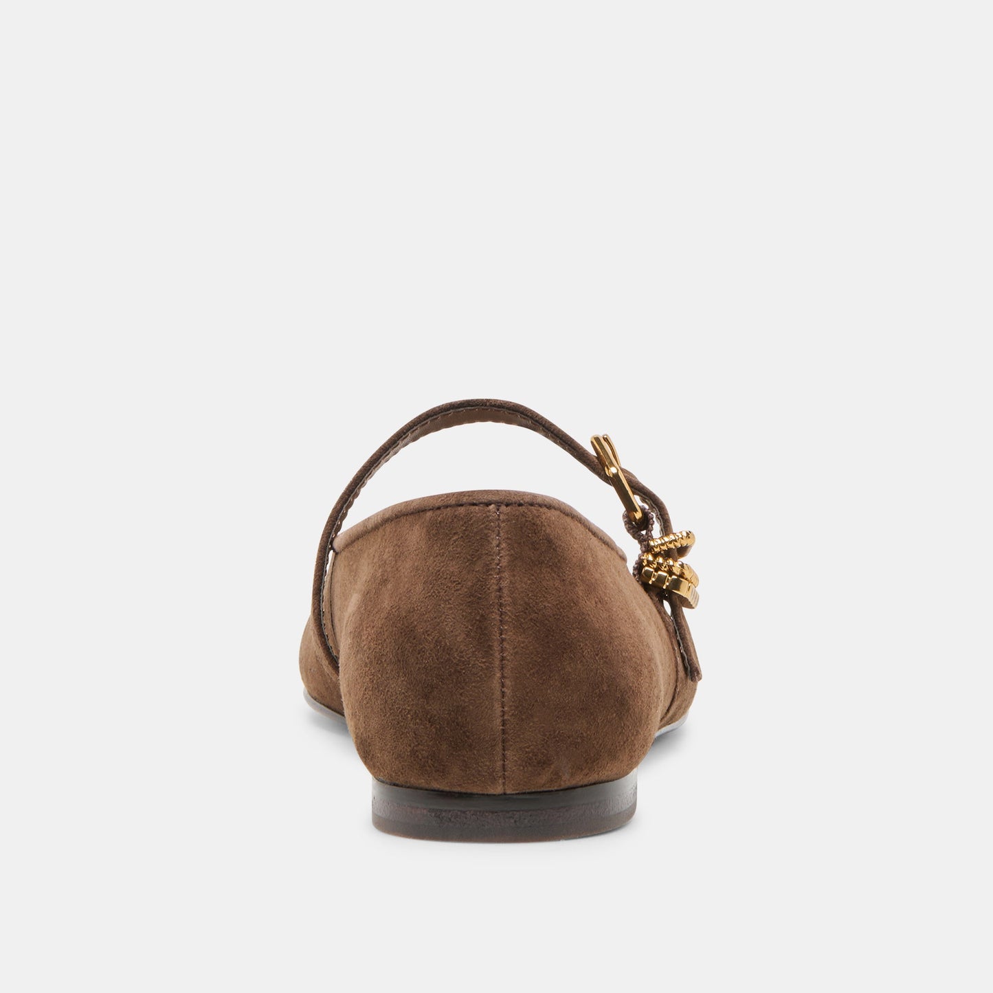 Dolce Vita Alizza Dk Brown Suede Ballet Flats