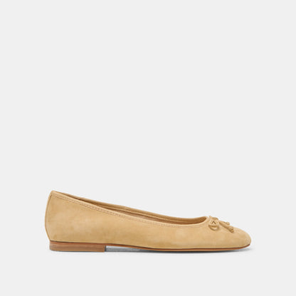 Dolce Vita Ritla Honey Suede Ballet Flats