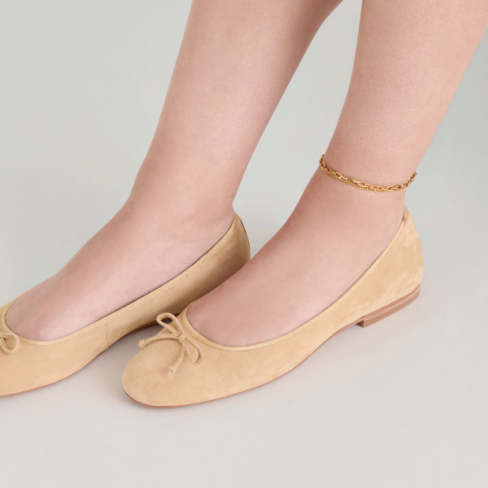 Dolce Vita Ritla Honey Suede Ballet Flats