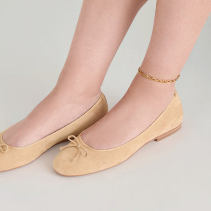 Dolce Vita Ritla Honey Suede Ballet Flats