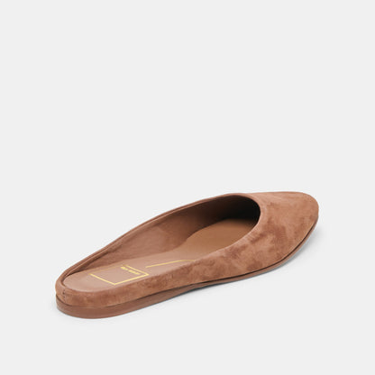 Dolce Vita Eila Dk Brown Suede Flats