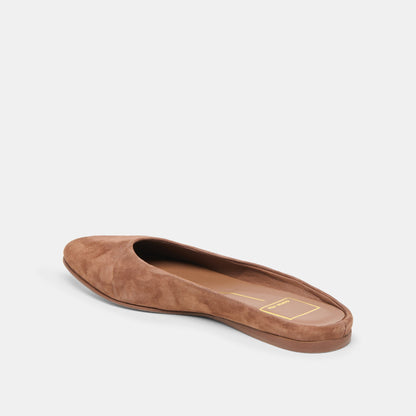 Dolce Vita Eila Dk Brown Suede Flats