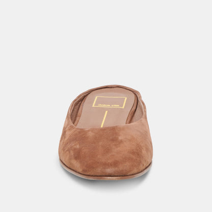 Dolce Vita Eila Dk Brown Suede Flats