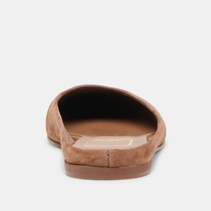 Dolce Vita Eila Dk Brown Suede Flats