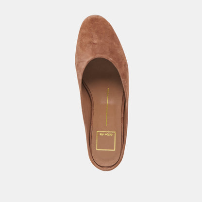 Dolce Vita Eila Dk Brown Suede Flats