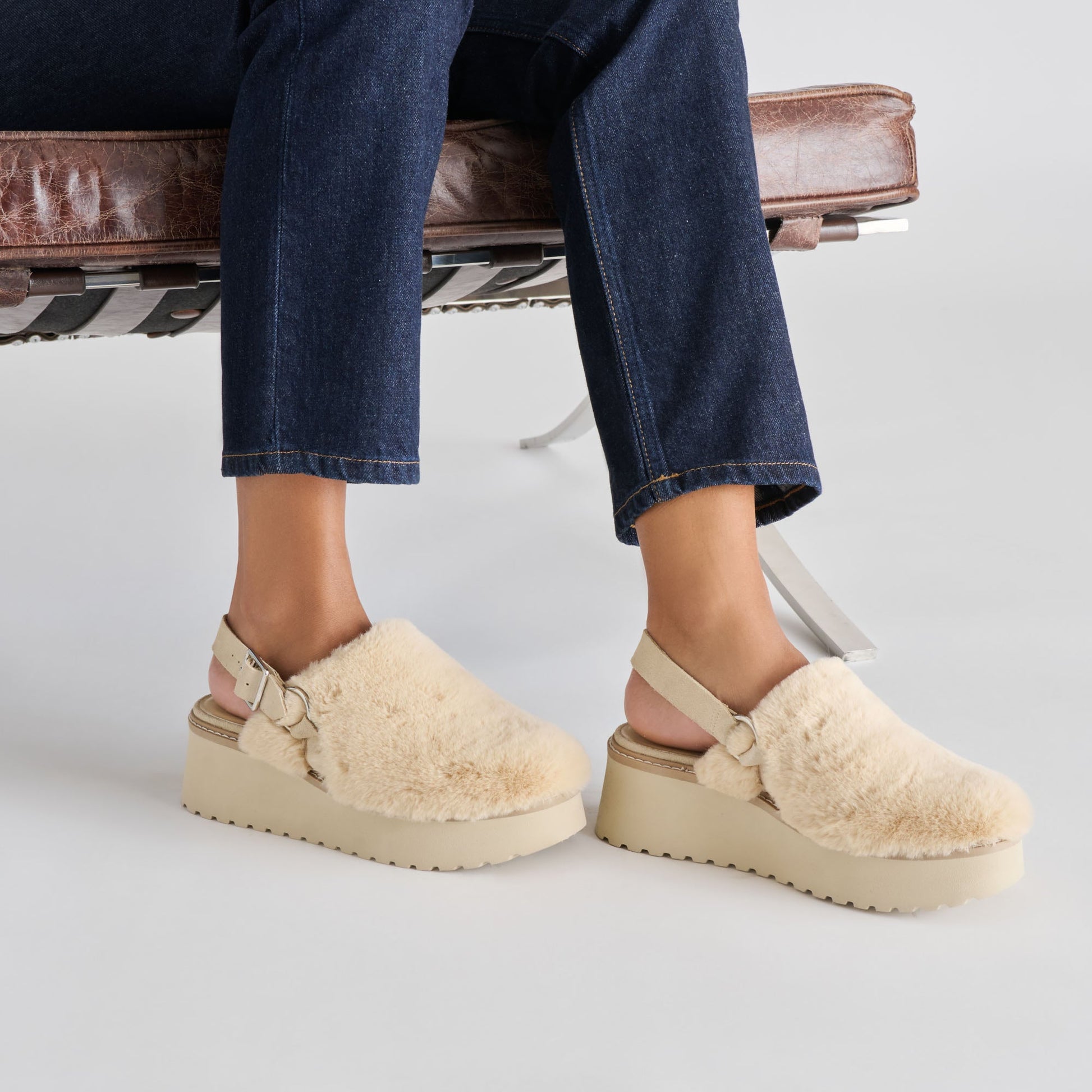 Dolce Vita Lansy Natural Plush Flats