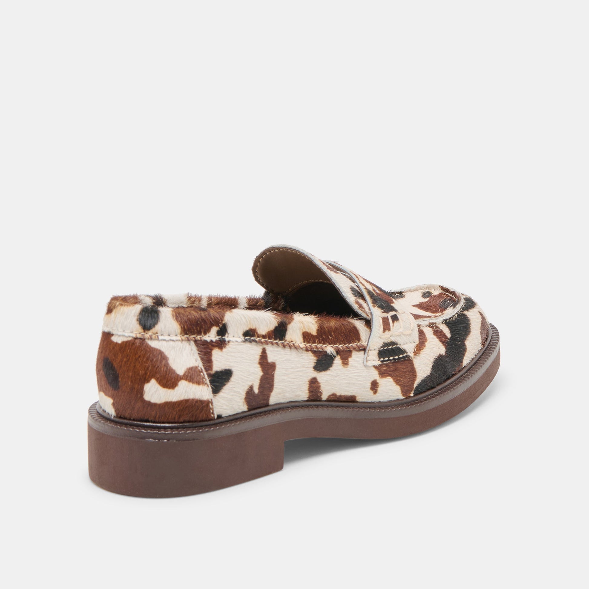 Dolce Vita Tiggy Cocoa Taurus Calf Hair Loafers