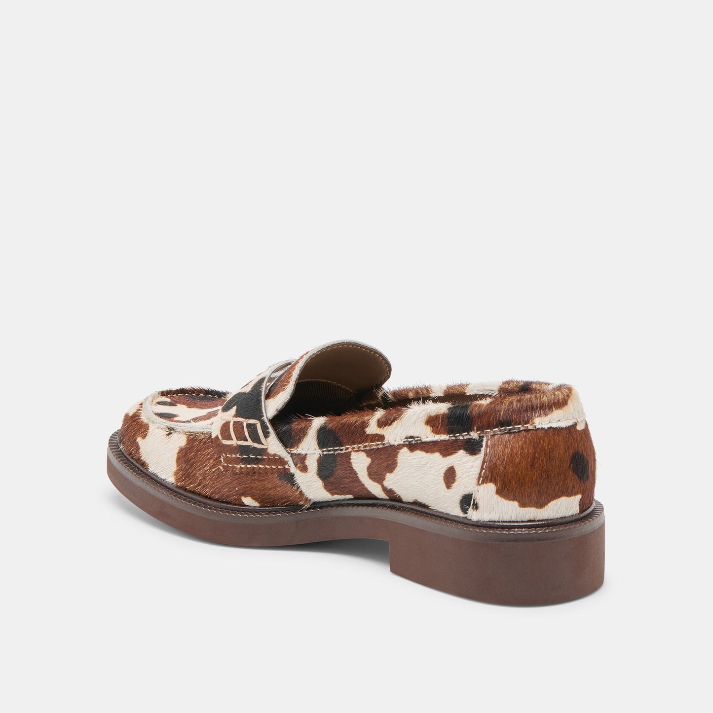 Dolce Vita Tiggy Cocoa Taurus Calf Hair Loafers