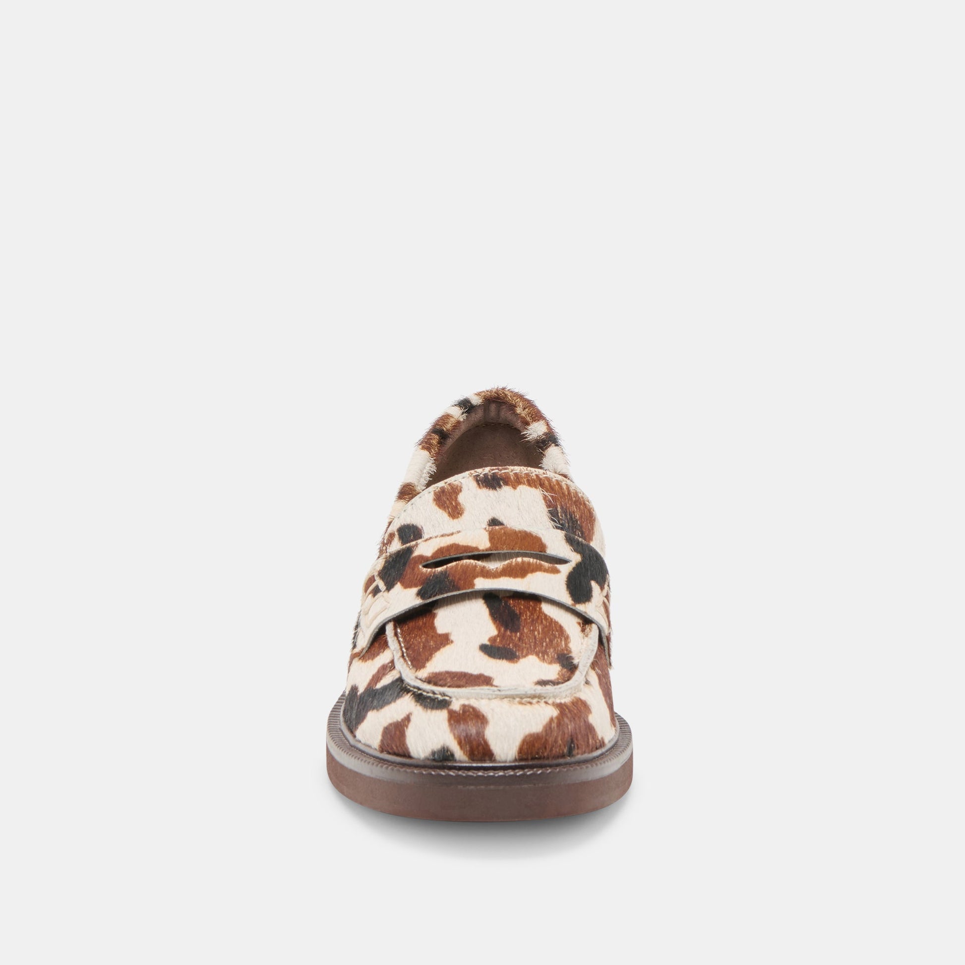 Dolce Vita Tiggy Cocoa Taurus Calf Hair Loafers