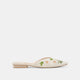 WHITE FLORAL RAFFIA