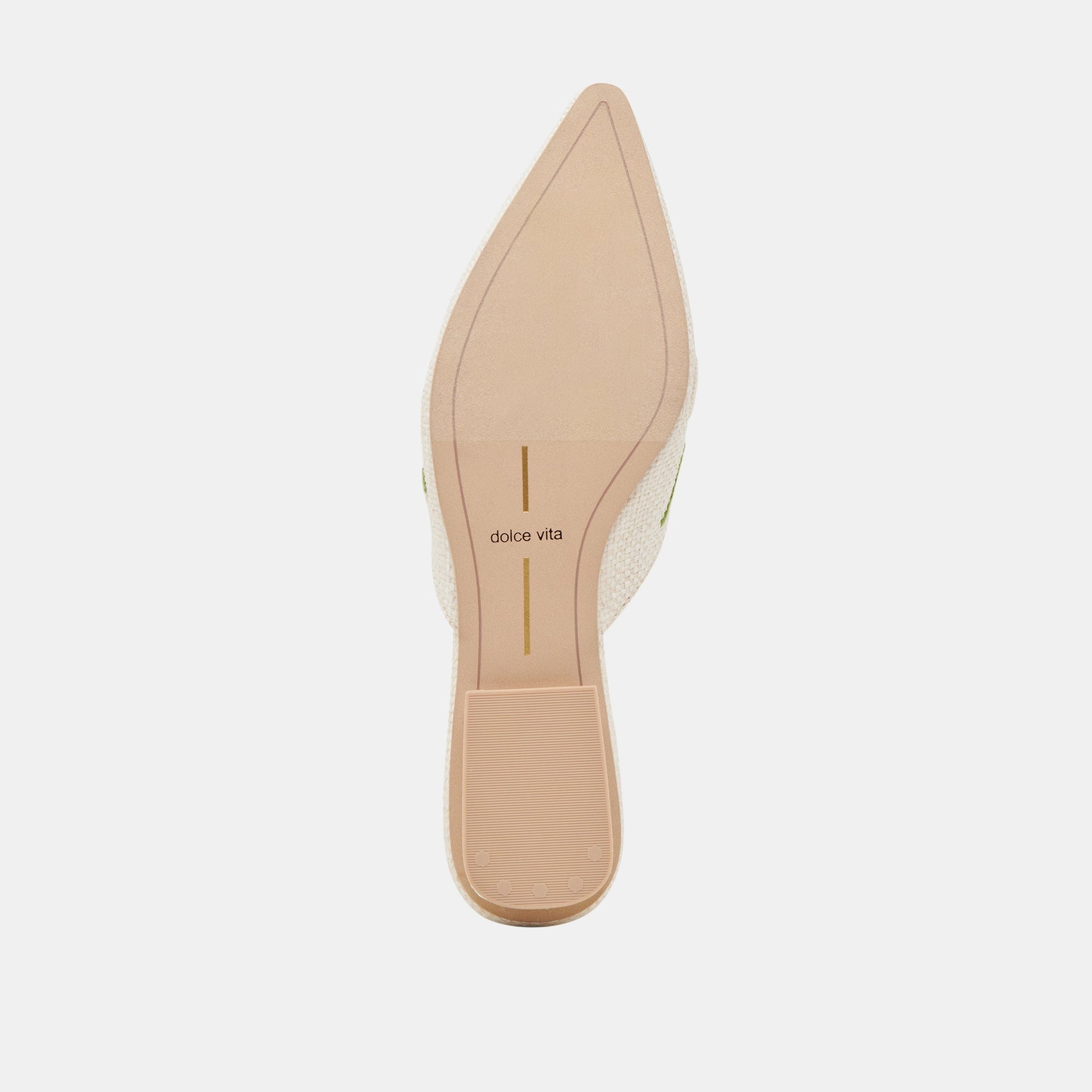 Dolce Vita ELM FLATS WHITE FLORAL RAFFIA