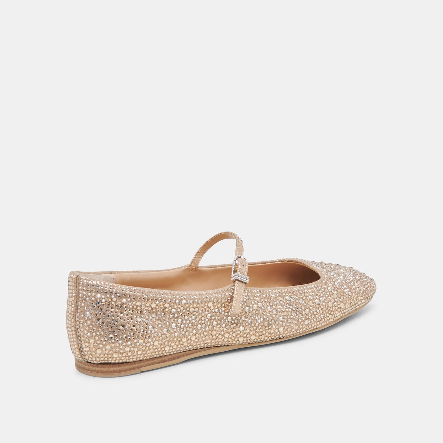 Dolce Vita REYES CRYSTAL BALLET FLATS LIGHT GOLD CRYSTAL