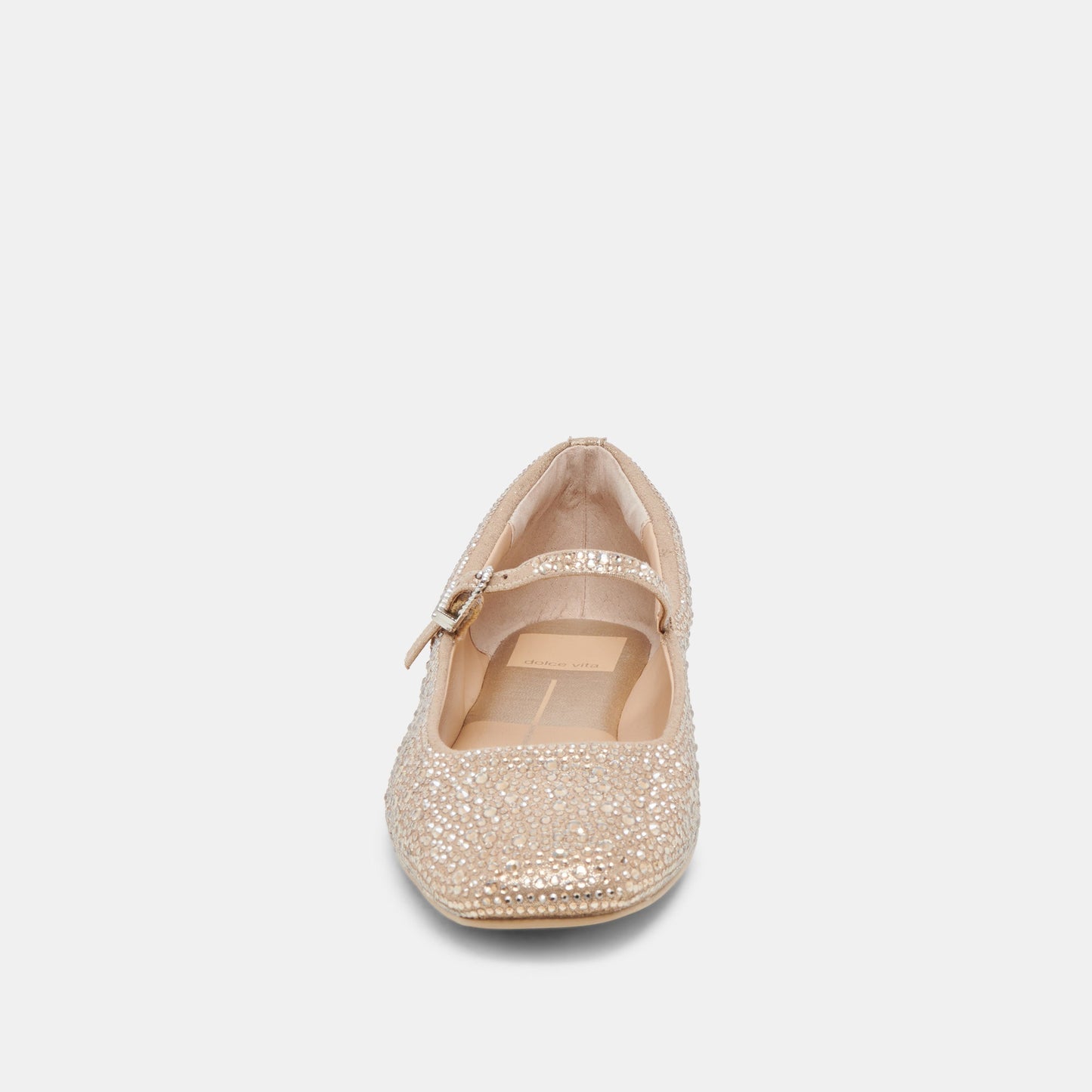 Dolce Vita REYES CRYSTAL BALLET FLATS LIGHT GOLD CRYSTAL