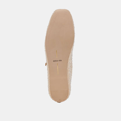 Dolce Vita REYES CRYSTAL BALLET FLATS LIGHT GOLD CRYSTAL