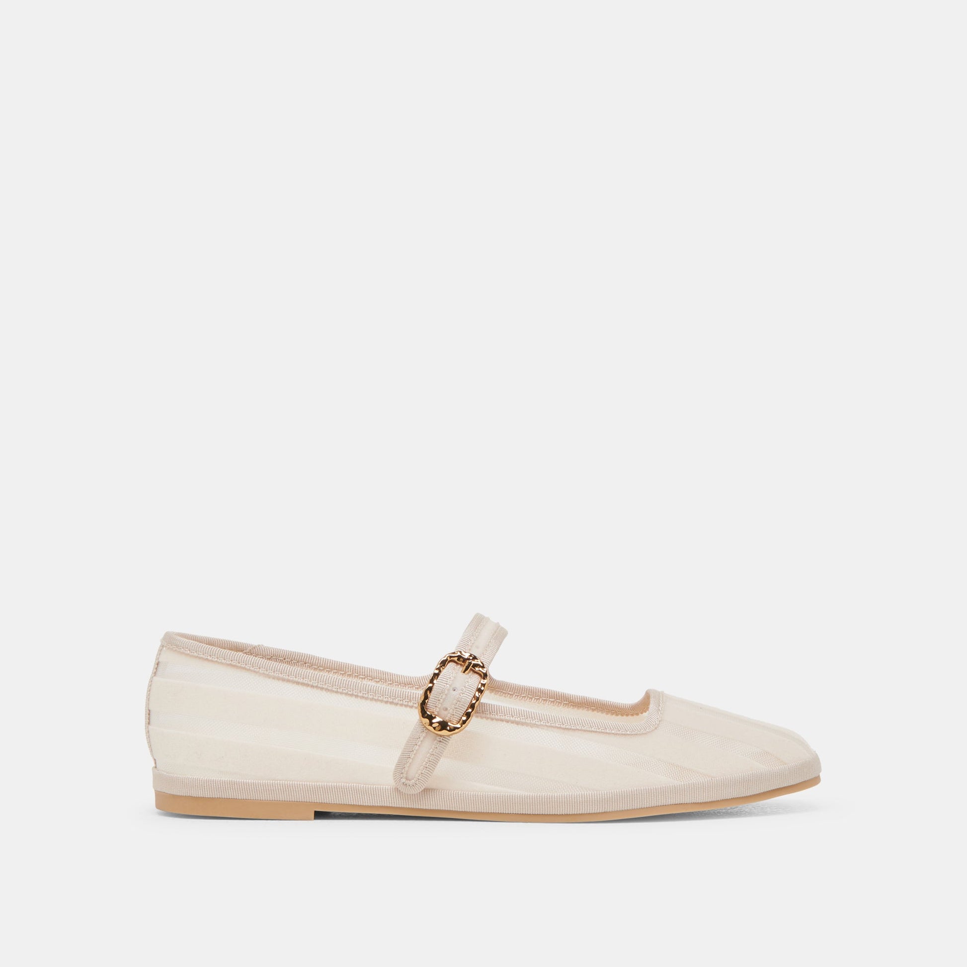 Dolce Vita TAMEKA BALLET FLATS BONE STRIPE MESH