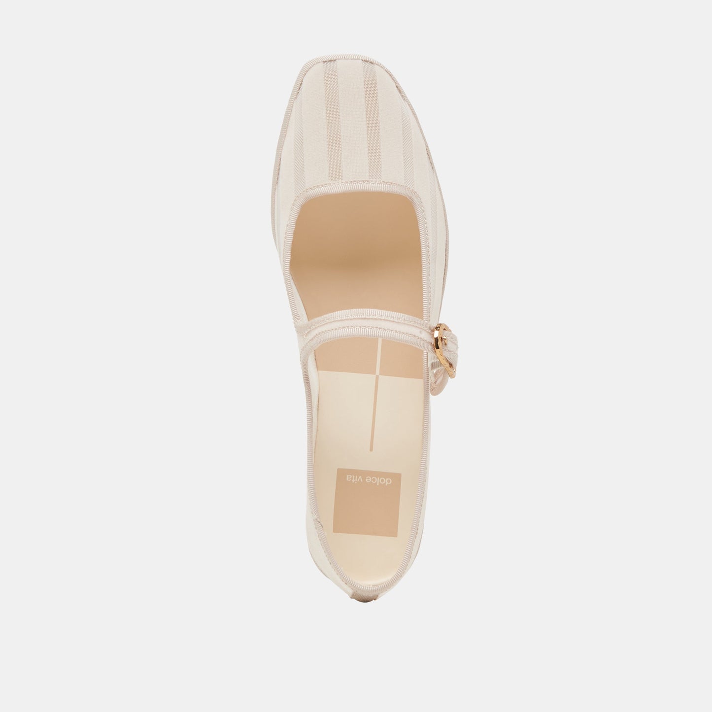 Dolce Vita TAMEKA BALLET FLATS BONE STRIPE MESH