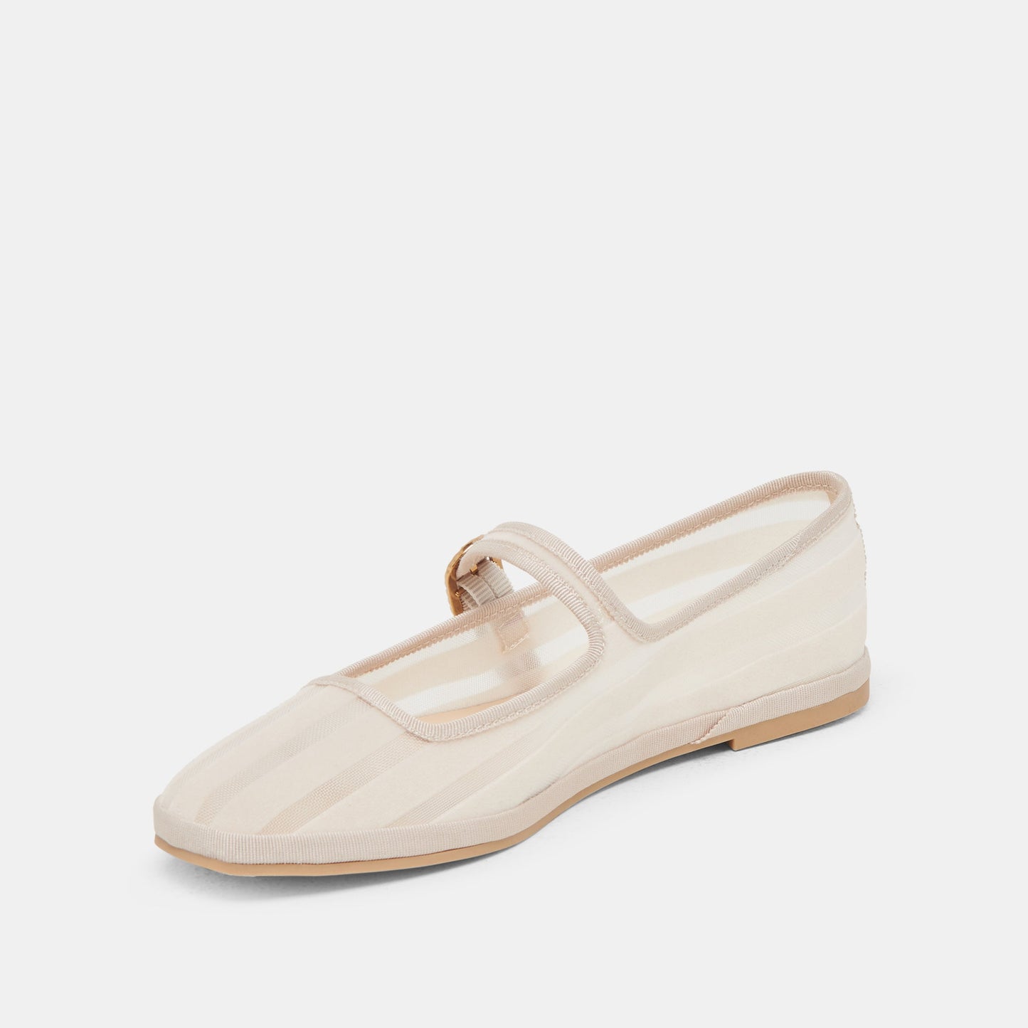 Dolce Vita TAMEKA BALLET FLATS BONE STRIPE MESH