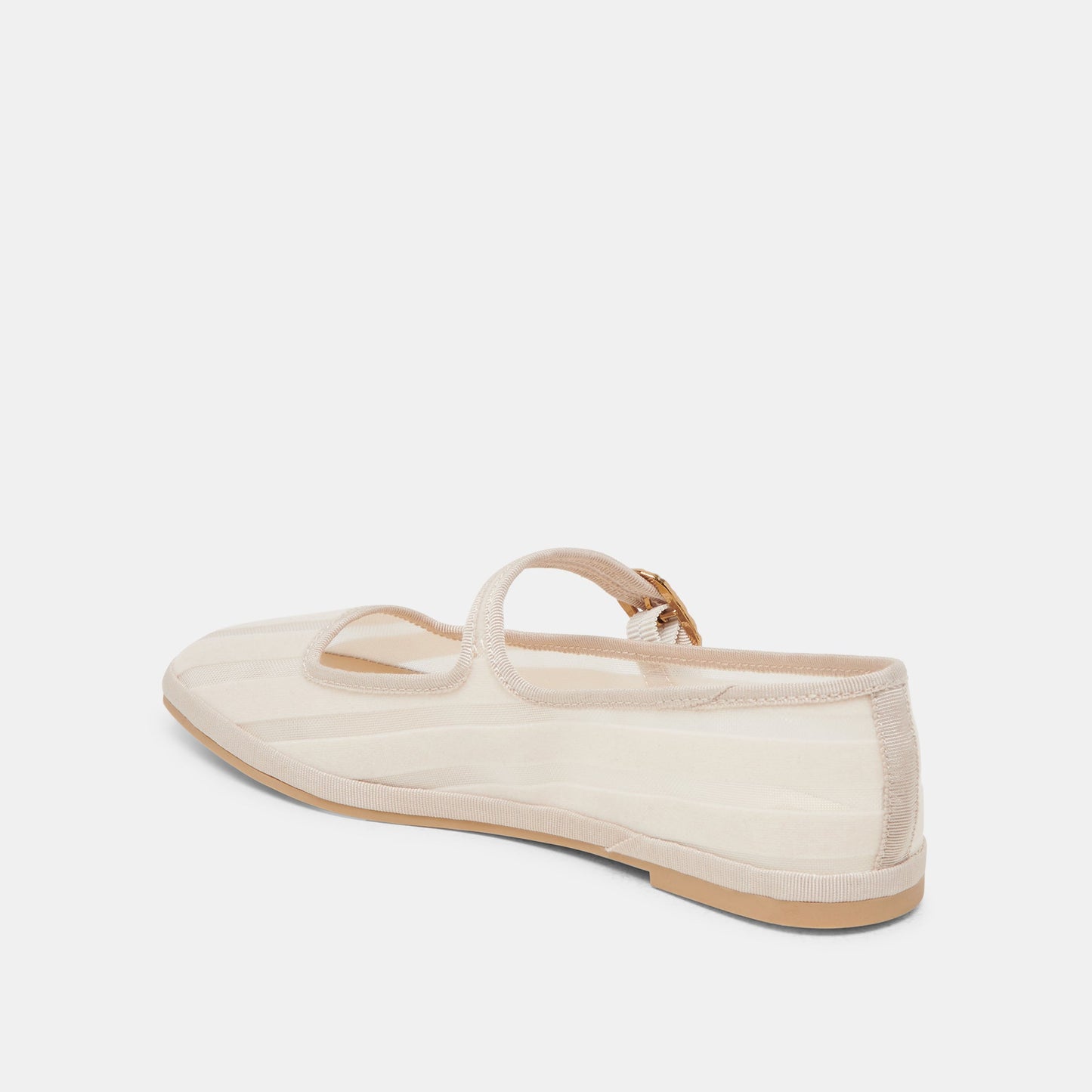 Dolce Vita TAMEKA BALLET FLATS BONE STRIPE MESH