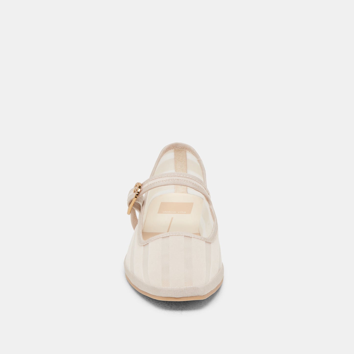 Dolce Vita TAMEKA BALLET FLATS BONE STRIPE MESH