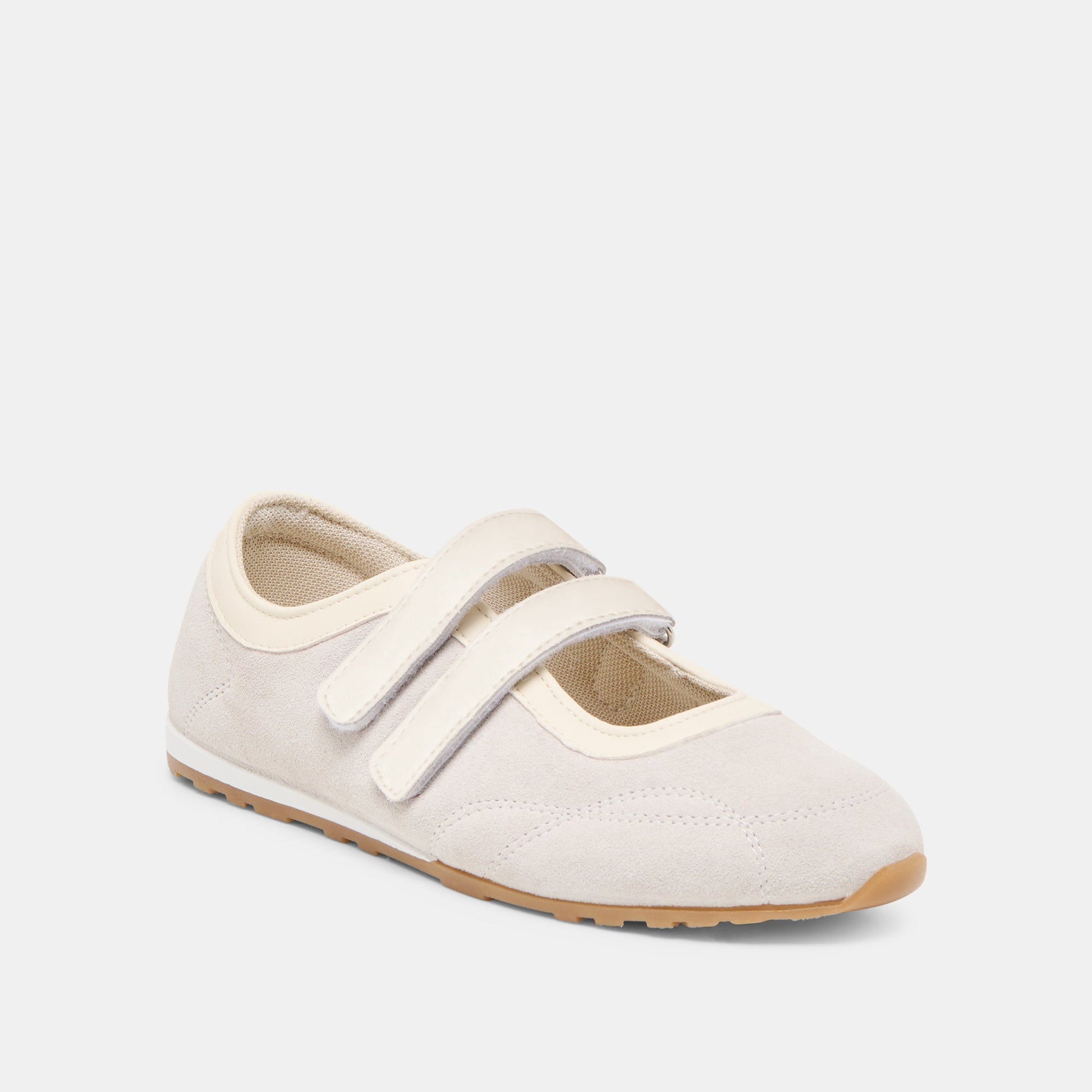 Dolce Vita Swan Taupe Suede Sneakers
