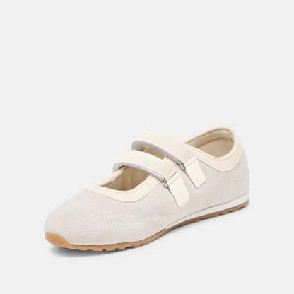 Dolce Vita Swan Taupe Suede Sneakers