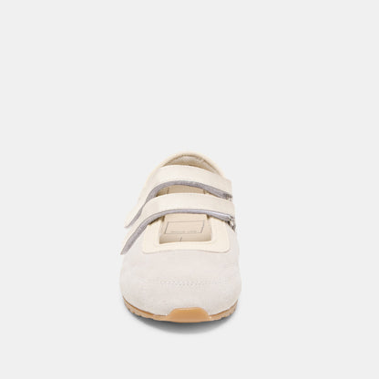 Dolce Vita Swan Taupe Suede Sneakers