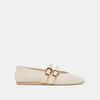 BONE PERFORATED SUEDE