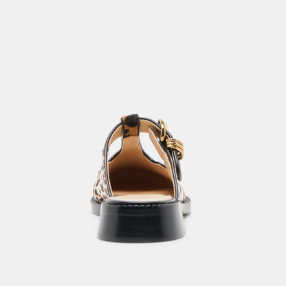Dolce Vita Harlah Leopard Multi Calf Hair Flats